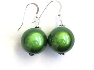 Anna Earrings in Green