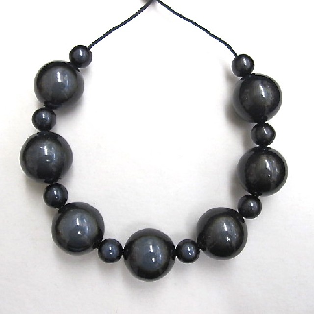 Bubble Necklace in Black