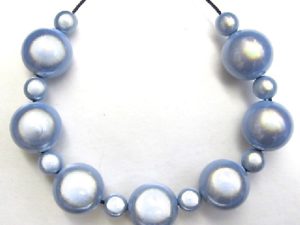Bubble Necklace in Light Blue
