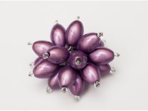 Flower Power Cocktail Ring in Light Purple