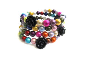 Mary Rose Bracelet in Multicolor/Black