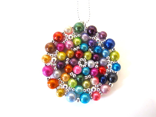 Mandala Necklace in Multicolor