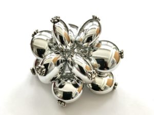 Metallic Mila Ring in Silver